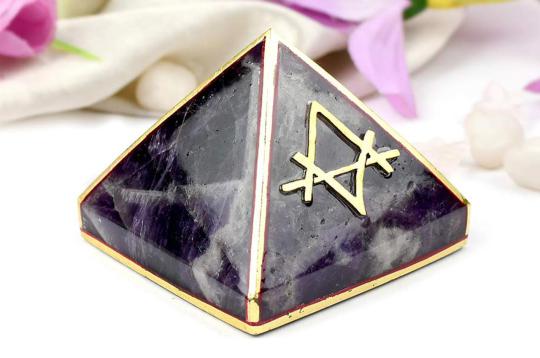 Natural Amethyst Pyramid For Divine Grace