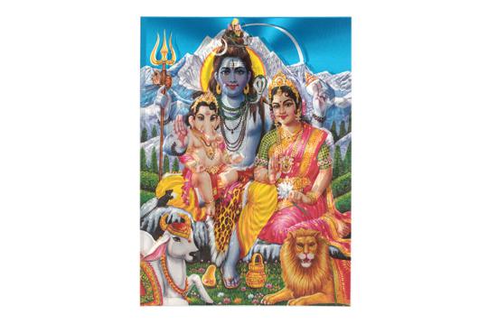 Lord Shiv Parivar Photo - Large