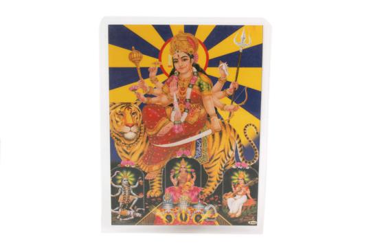 Goddess Durga Glittering Photo