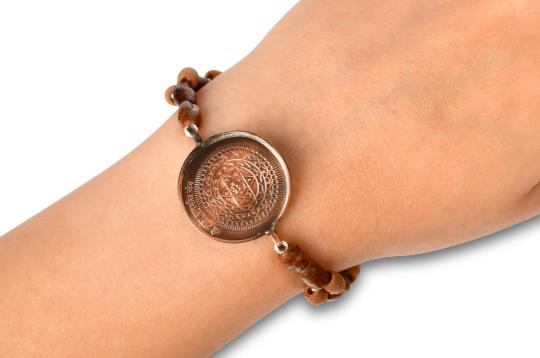 Mahasudarshan Yantra Bracelet in Copper