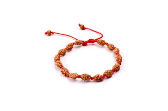 2 mukhi Moon bracelet from Java in silk thread