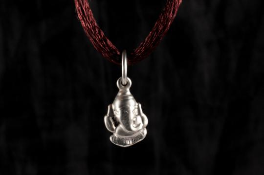 Ganesh Locket in Pure Silver - Design XXXX