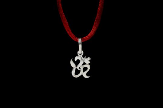 OM Locket in Pure Silver - Design IX