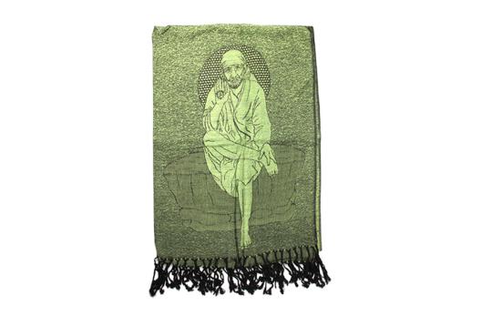 Sai Baba Shawl in Soft Jacquard Fabric