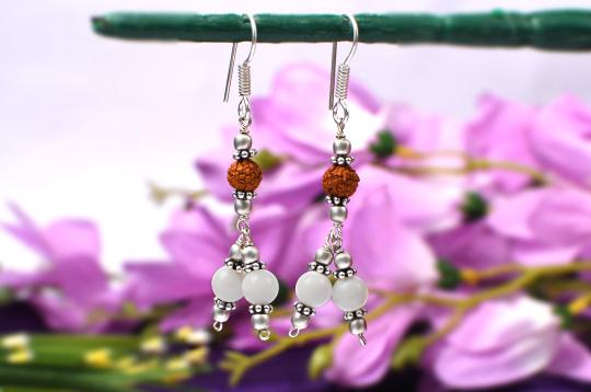 Rudraksha MOther_Products of Pearl Earrings