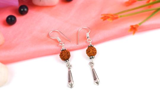Rudraksha earring - Design I
