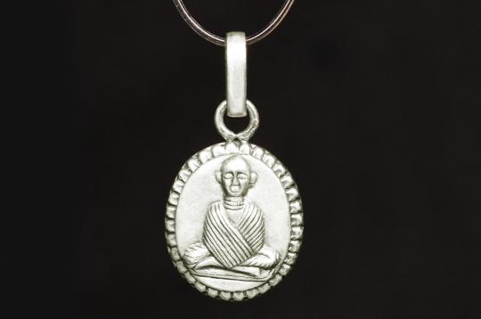 Buddha Locket in Pure Silver - Design II