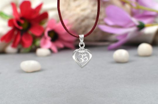 Om Locket in Pure Silver - Design XVII