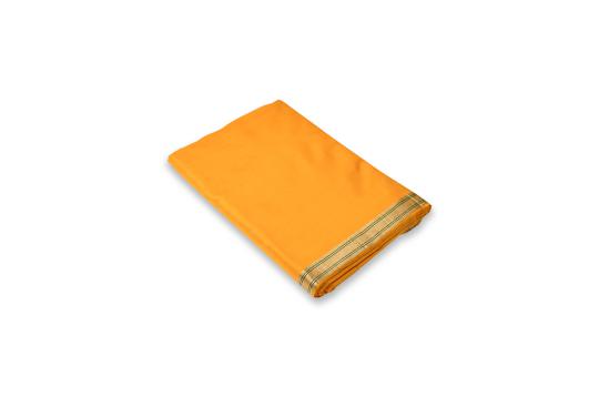 Yellow Silk Dhoti with Shawl