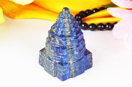 Lapis Lazuli Shree Yantra - 94 gms