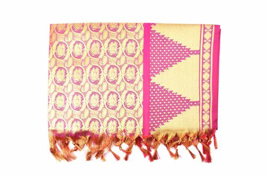 Art Silk Shawl - Design VIII