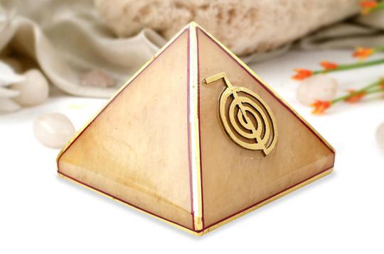 Yellow Jade Pyramid For Power