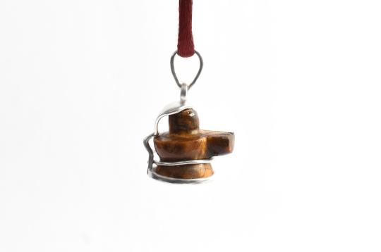 Tiger Eye Shivling Pendant