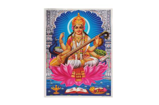 Goddess Saraswati Photo - Large