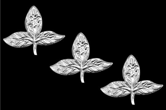 Bel Patra in German silver - Set of 3