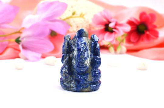 Lapis Lazuli Ganesha  - 136 gms