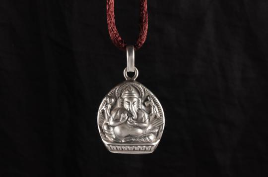 Ganesh Locket - in Pure Silver - Design IV