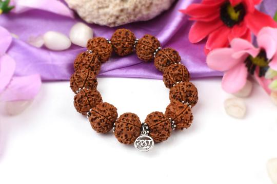 5 Mukhi Nepal Rudraksha beads bracelet - V