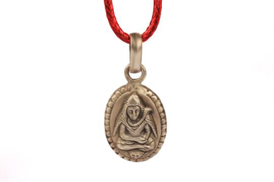 Shiva Locket in Pure Silver - Design II