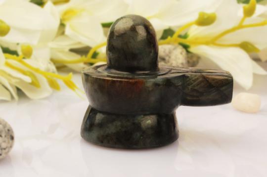 Shivlinga in Labradorite - 110 gms