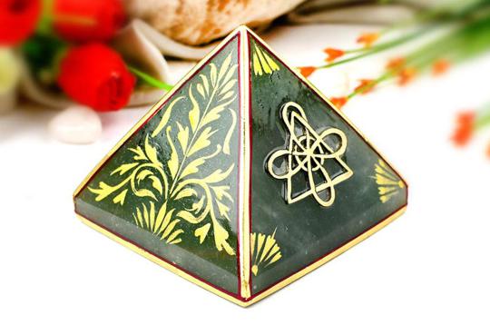 Green Jade Pyramid For Desire Fulfillment