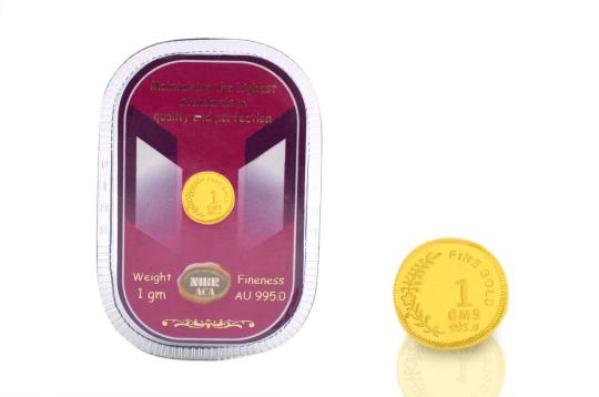 1 gm Pure Gold Coin - 24 carat
