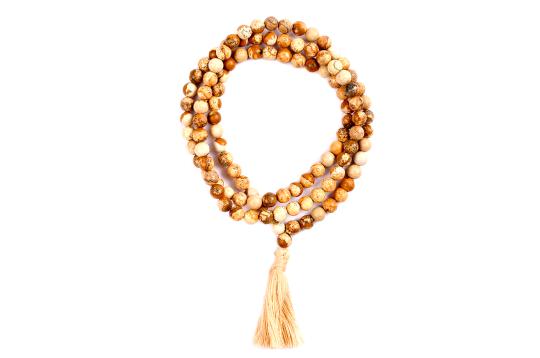 Necklace made of Jasper - 6 mm