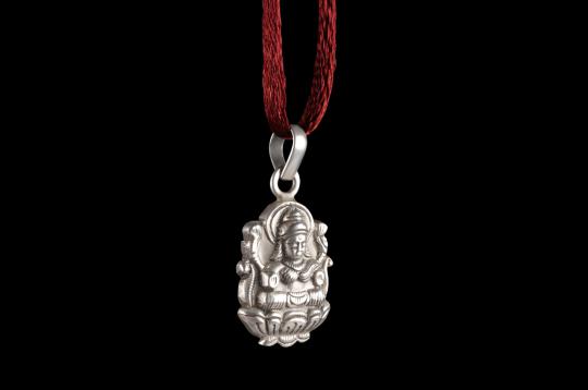 Lakshmiji in Pure Silver - Design II