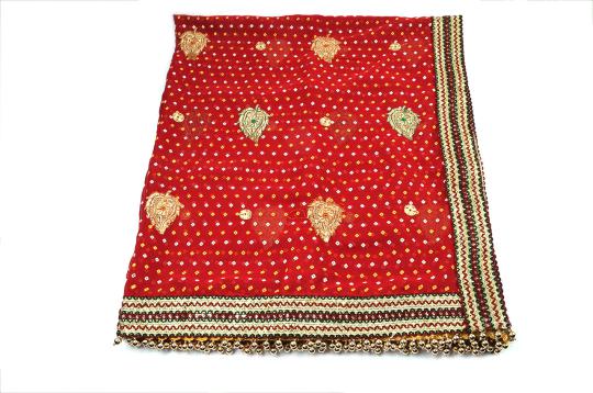 Red Bandhani Mata ki Chunri - II