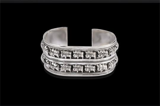 Ganesh Kada in pure heavy silver