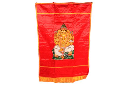 Temple Curtain - Ganesha Design