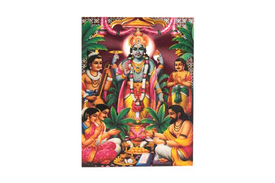 Lord Satyanarayan Photo - Medium