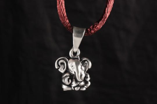 Ganesh Locket - in Pure Silver - Design XXIX