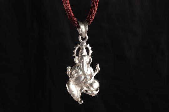 Ganesh Locket in Pure Silver