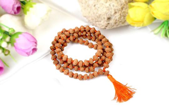 Rare 8 mukhi Ganesh Tiny mala - 7 mm