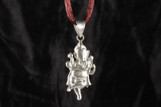 Ganesh Locket in Pure Silver - Design XXXIV