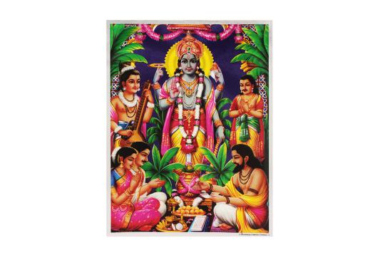 Lord Satyanarayan Photo - Large