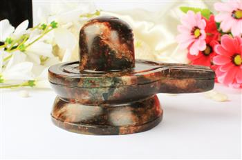 Gomed Hessonite Shivlinga - 2425 gms