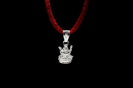 Mahalakshmi Locket in Pure Silver - Design I