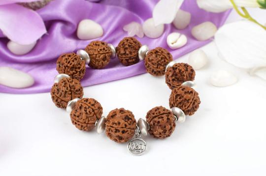 5 Mukhi Nepal Rudraksha beads bracelet - IX
