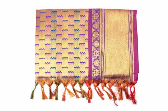 Art Silk Shawl - Design IV