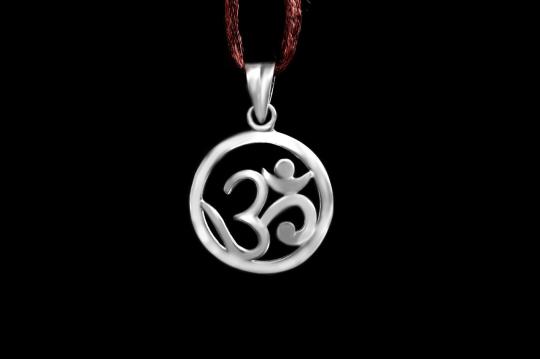 Om Locket in Pure Silver - 5.50 gms