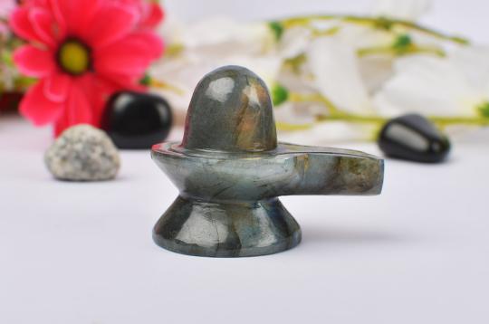 Shivlinga in Labradorite - 102 gms