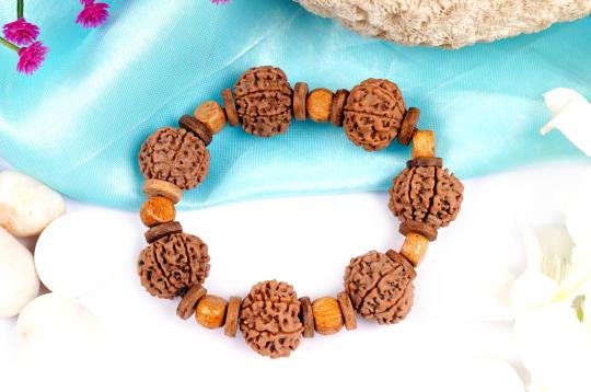 7 Mukhi Nepal Rudraksha beads bracelet