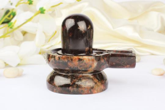 Gomed Hessonite Shivlinga - 792 gms