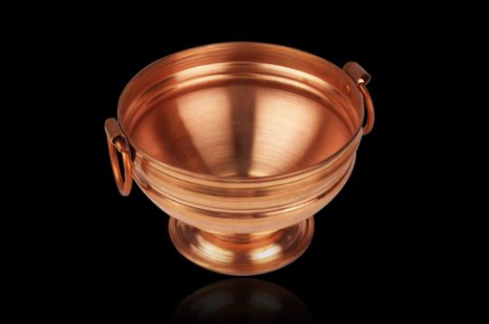 Flower Container in Copper