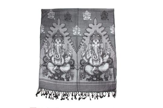 Ganesha Shawl in Soft Jacquard Fabric