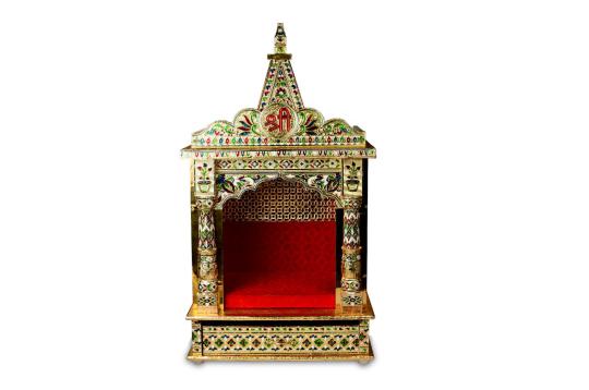 Puja Mandir - Meenakari