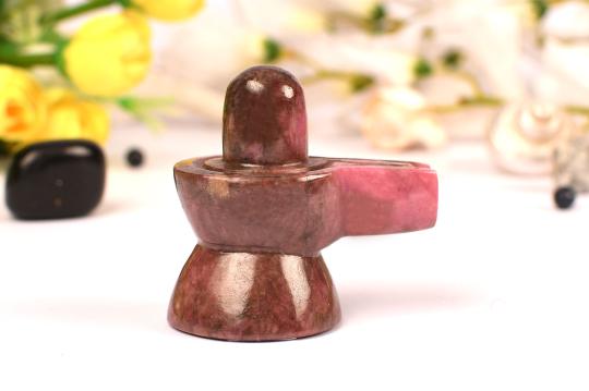 Shivlinga in Rhodolite - 129 gms