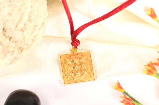 Navgraha Locket in brass